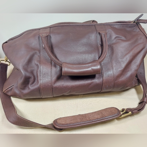 Coach Lexus Collaboration 0596 Women,Men Leather Boston Bag,Shoulder Bag Dark... - Picture 2 of 13